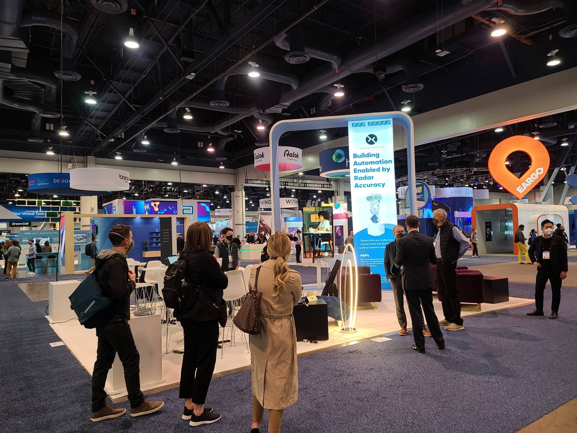 The Xandar Kardian stand at CES 2022
