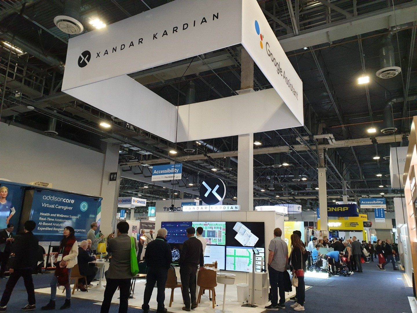 The Xandar Kardian stand at CES, Las Vegas
