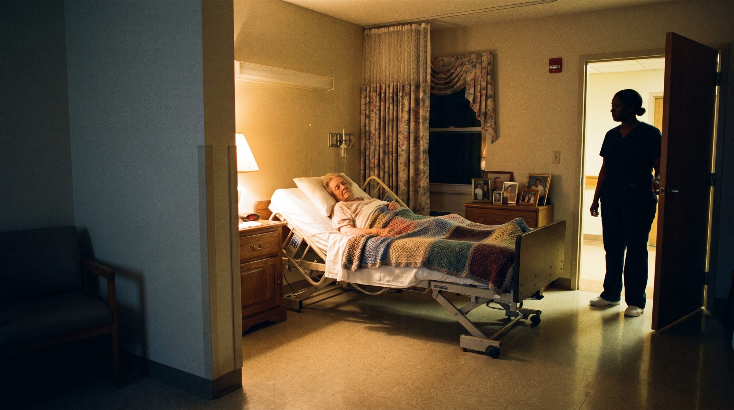 A long-term care resident's room