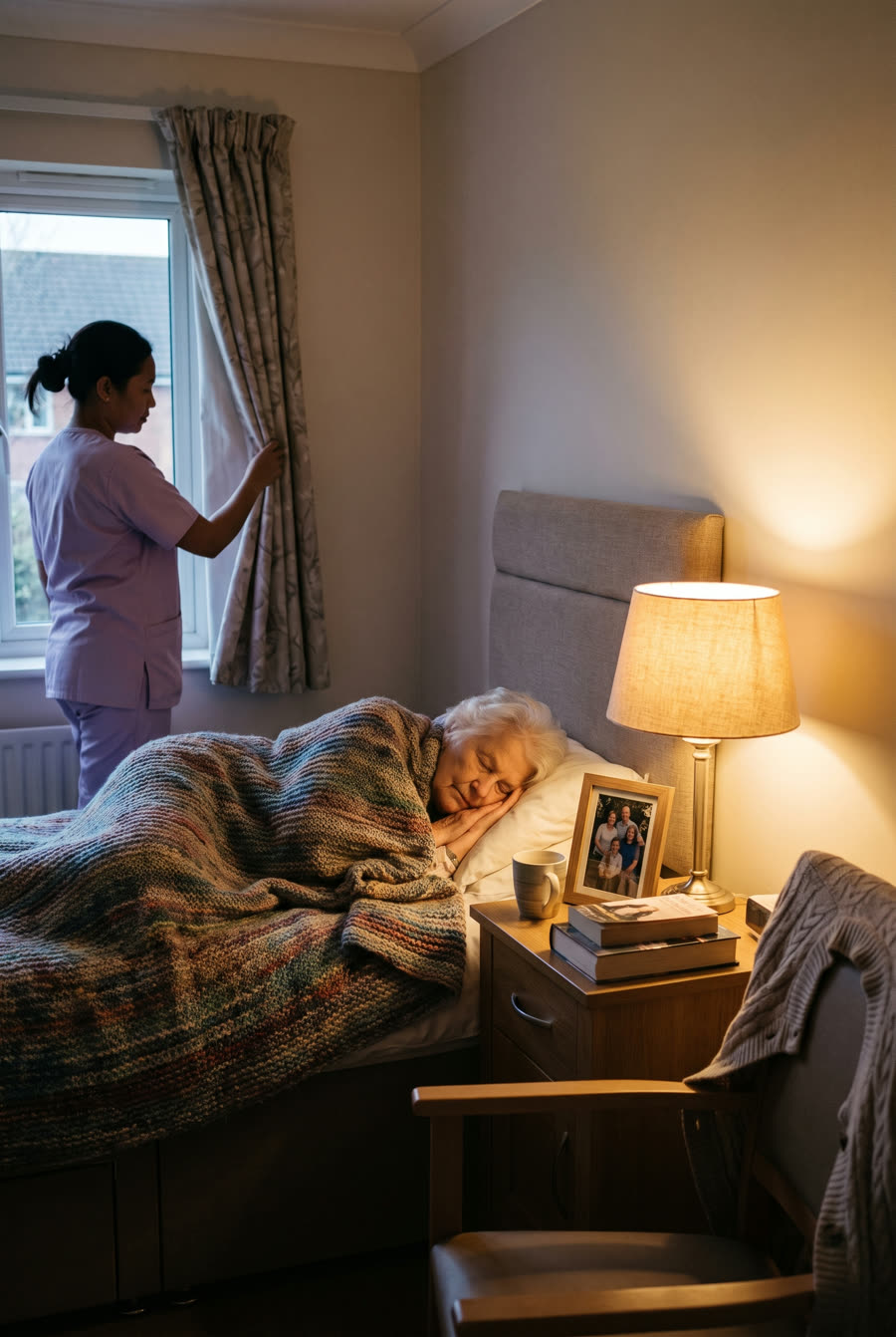 A resident's room in long-term care